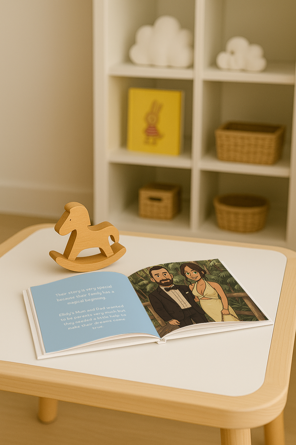 Explaining egg donation, Personalized IVF book for kids