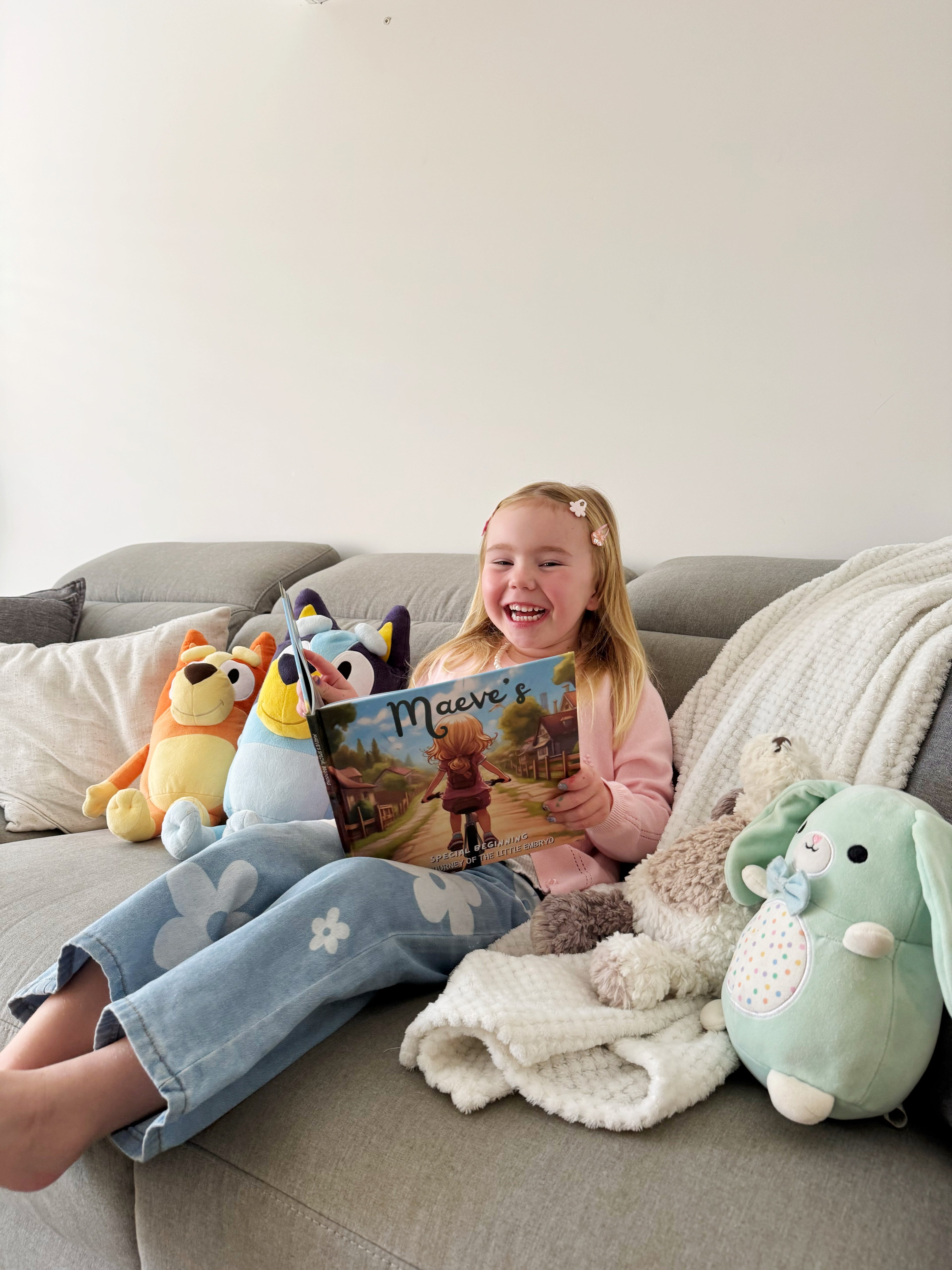 Personalised opening message page in custom children’s story book